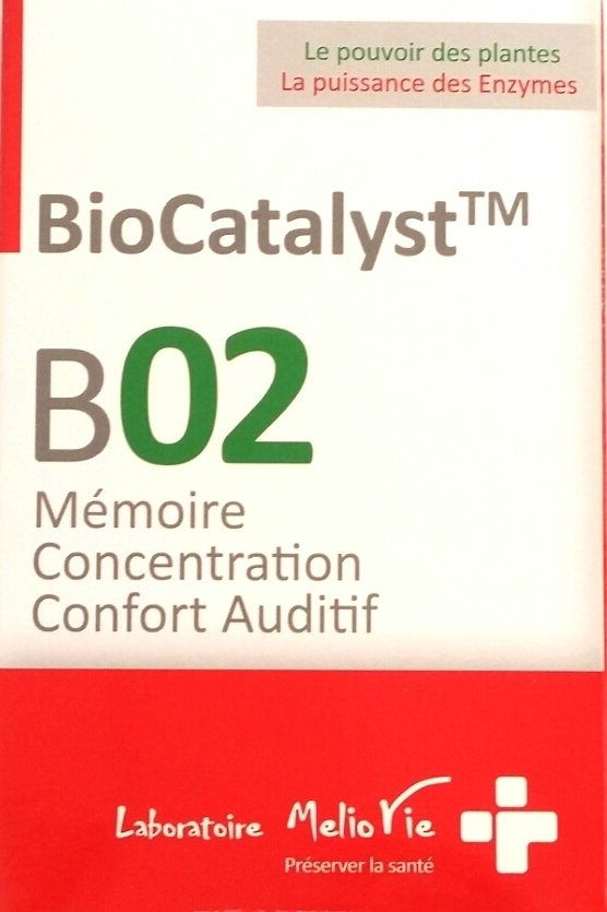 BioCatalyst B02 / Confort auditif, mémoire, concentration (30 caps)